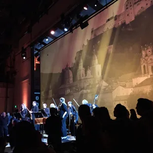 a group of musicians on stage