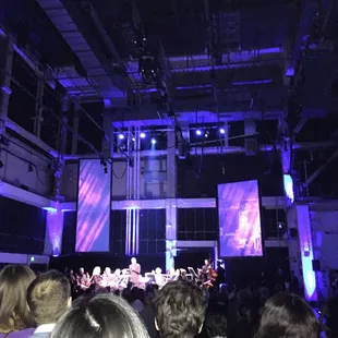 a crowd of people at a concert