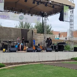 Great stage with a wonderful sound system