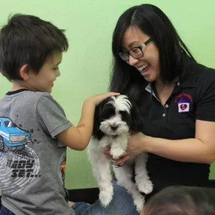 Educational visit by the Fur Angel Foundation