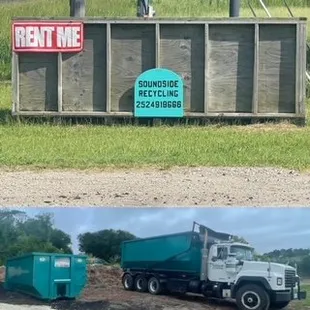 10 to 30 Yard Jobsite Dumpsters for Commercial &amp; Residential use. Load with your Yard Waste, Construction, Remodel or Demolition Materials.