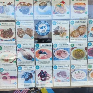 menus on a window