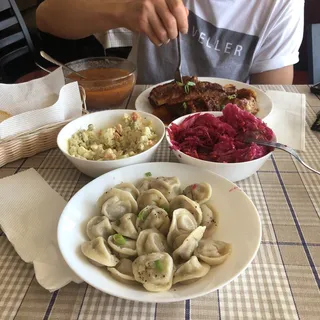 Siberian dumplings (Pelmeni)