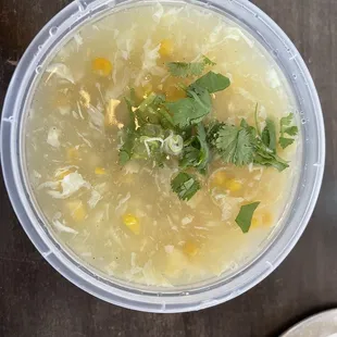 Corn Egg Flower Soup