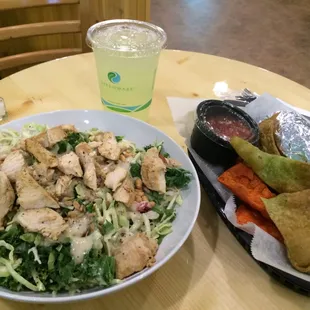 Definitely get the Kale Yeah salad!