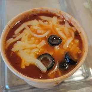 Supreme Pizza soup