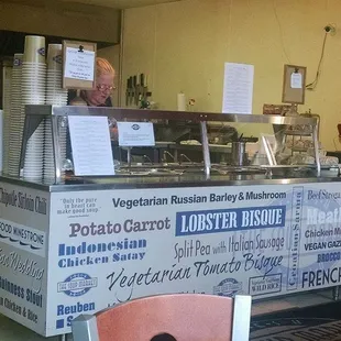 The counter