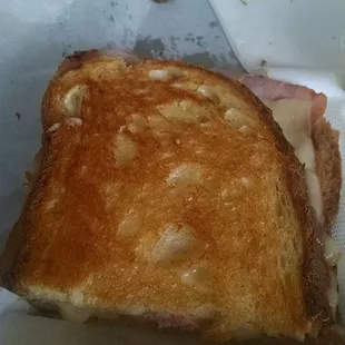 1/2 of the sandwich I got. It was a BIG sandwich