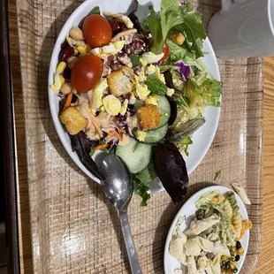 Salad from salad bar