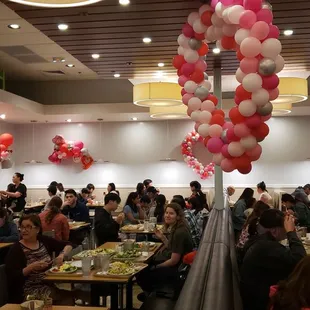 Decorated for Valentine's Day