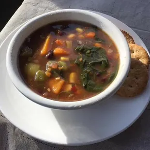 Sweet potato kale soup