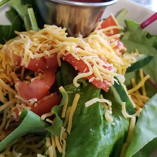 Spinach side salad