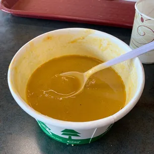 Delicious pea soup!