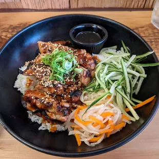 Teriyaki chicken rice bowl