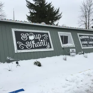 the exterior of the restaurant