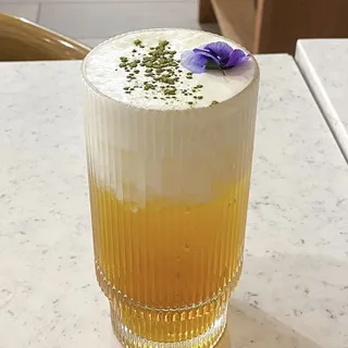 Honey Green Tea with Sea Salt Cream