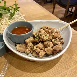 Golden Popcorn Chicken