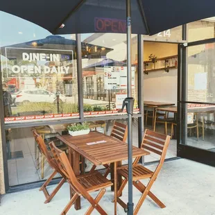 Outside Patio Seating