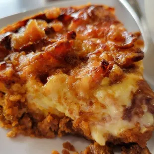 Quiche Lorraine.   Suffered from shrink-flation, but still quite good.