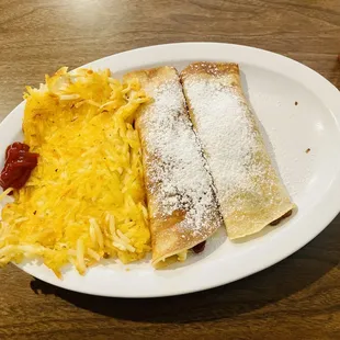 Savory crapes were good