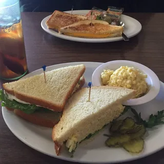 Egg Salad Sandwich on Wheat Toast