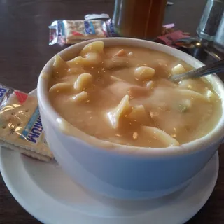 Cream of Turkey Noodle Soup