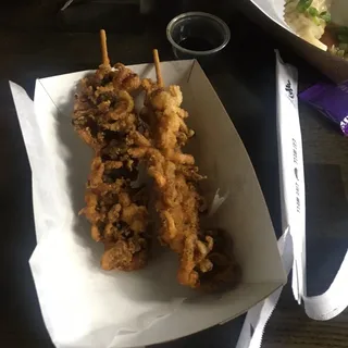 Squid on a stick