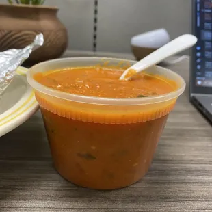 Bowl of tomato soup