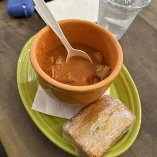 Butter Chicken Soup and Jalapeño Cornbread