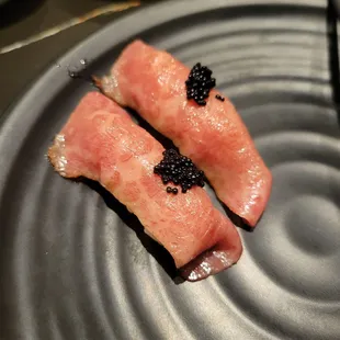 Wagyu nigiri