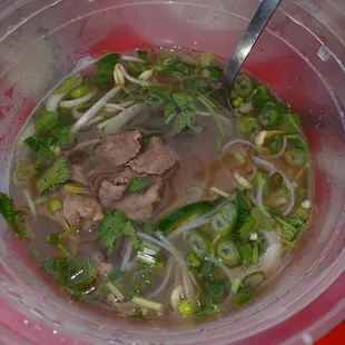 Ribeye and brisket Pho