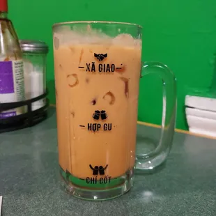 Thai Iced Tea -- it&apos;s huge!