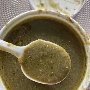 Spinach and feta soup