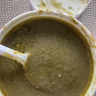 Spinach and feta soup