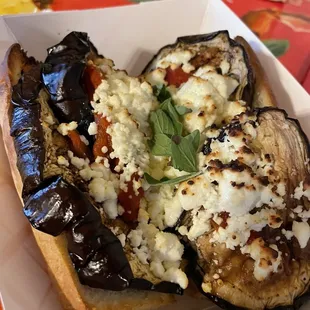 Roasted Eggplant Sandwich