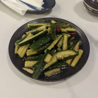 1. Spicy Cucumber Salad (Vegan)