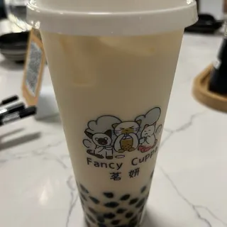 Mango Green Milk Tea