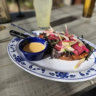 Pork belly toast