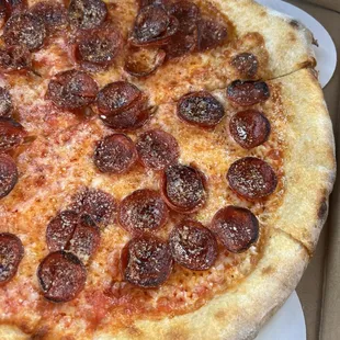 Pepperoni pie