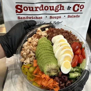 a bowl of salad