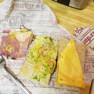 I guess this a 4&quot; pastrami. Smh