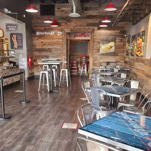 Interior of Sourdough &amp; Co in Manteca