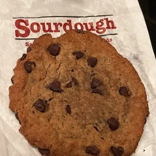 In house baked chocolate chip cookies!