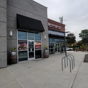 the outside of the store