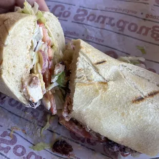 Delicious chicken salad sandwich