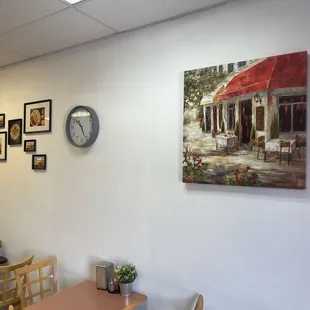 sushi and sashimi, interior