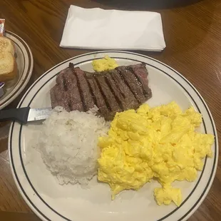 Steak and Eggs* **