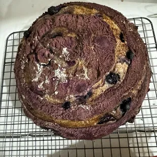 The blueberry sourdough bread
