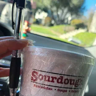 This is considered a bowl of soup for $11.99,  pen for sizing reference .