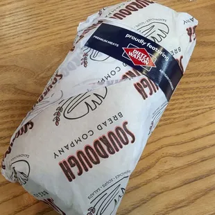 Wrapped 8&quot; sandwich